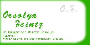 orsolya heintz business card